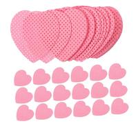 PLAFOPE 200feuilles Lingettes Dissolvantes Ongles Coeur Sans Boîte Rose Lingettes Démaquillantes Gel Polish Remover Pads Pour Manucure Facile à Transporter