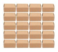 PLAFOPE 20pièces Boîtes Papier Kraft Petit Format pour Emballage Savons Bijoux Bonbons Pliable Collage pour Envoi et Cadeaux