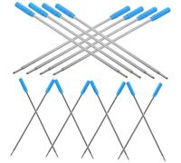 PLAFOPE 25 Pièces Recharges Stylo Bille Gel Encre Bleue Fluide sans Fuite Pointe Moyenne Recharge Remplaçable pour Étudiants et Bureau Fournitures Scolaires Pratiques