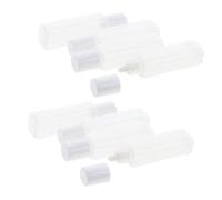 PLAFOPE 25pièces Lot De Petites Bouteilles Vides Plastique Accessoires Pour Lentilles De Contact Couvercle Hermétique