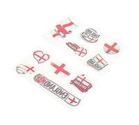 PLAFOPE 2feuilles Autocollants Temporaires De Visage Et Corps Pour Fans De Football De Délicats Portables Et Colorés Pour Créer Une Ambiance Festive Lors Des Événements Sportifs