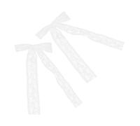 PLAFOPE 2pièces Épingle à Cheveux Dentelle Avec Nœud Ruban Accessoire De Coiffure Élégant Pour Femmes Barrette à Cheveux Large Pour Cérémonies Et Événements Spéciaux
