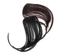 PLAFOPE 2pièces Frange Clip Invisible Extensions De Cheveux Pour Femmes Postiche Naturel Accessoire De Coiffure Fausse Frange Foncé