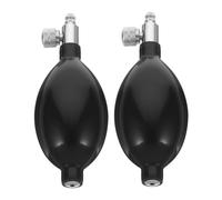 PLAFOPE 2pièces Gonfleur Manuel Pour Tensiomètre Accessoires De Sphygmomanomètre Latex Avec Valve Mesure Précise Tension Artérielle Utilisation Facile Et