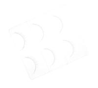 PLAFOPE 3 paires Faux Cils Blancs Courts Naturels Grappes pour Halloween Cosplay et Fêtes Effet Léger et Facile à Poser Style Croisé Élégant