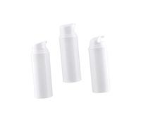 PLAFOPE 3 Pièces bouteille de stockage de cosmétiques flacon pompe pour lotion bouteille plastique bouteille en plastique bouteille vide sous sous-bouteille de cosmétiques blanche