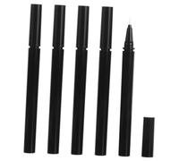 PLAFOPE 3 pièces Eyeliner Pen Refillable Tubes With Assorted Brush Tips Glossy Finish Lightweight Liquid Eyeliner Containers For Cosmetic Use