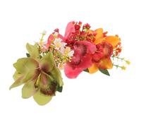 PLAFOPE 3 Pièces Peignes Cheveux Hawaïens avec Orchidée Artificielle Accessoires pour Chignons Élégants Épingles Latérales Durables pour Mariage Plage