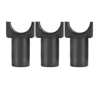 PLAFOPE 3 Pièces Plastic Wheelchair Seat Rail Guide Replacement Clips U-shaped Tube Support Brackets Frame Connector Parts For Manual And Transport Chairs