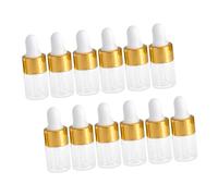 PLAFOPE 30 pièces Flacons Verre avec Pipette pour Huiles Essentielles Cosmétiques Aromathérapie Bouteilles Vides Multi-usage Étanches et Résistantes Aux Chocs pour Liquides et Sérums