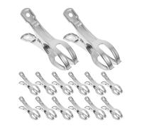 PLAFOPE 30pcs Clips pour Bâche de Piscine en Acier Inoxydable Multi-Usage, Pinces Anti-Vent Résistantes et Non Déformables pour Couverture d'hiver et Serviettes