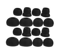 PLAFOPE 32 pièces Embouts Silicone pour Écouteurs Intra-auriculaires Confortables et Souples Isolation Phonique Élevée Coussinets de Remplacement Adaptés à Toutes les Formes Oreilles