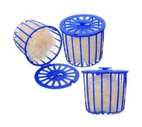 PLAFOPE 3pcs Nichoirs pour Calopsittes en Plastique et Jute Bleu, Léger et Facile à Transporter, Nid pour Oiseaux de Compagnie Adapté Utilisation en Extérieur