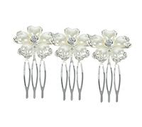 PLAFOPE 3pièces Peigne De Mariée à De Peignes Latéraux Pour Cheveux Accessoire Élégant Pour Et Pour Et Événements Spéciaux