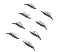 PLAFOPE 4 Paires D'autocollants Eyeliner Pailleté Auto-adhésifs Noirs, Bande Adhésive Imperméable pour Faux Cils, Maquillage Yeux Carnaval, Fête et Cosplay, Application Facile