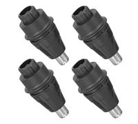 PLAFOPE 4 Pièces de Rechange pour Tondeuse à Poils de Nez Têtes Lavables à L’Eau Accessoires Indispensables pour Hommes Compatibles Coupe Précise Usage Hygiénique et Voyage