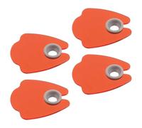 PLAFOPE 4 Pièces Lot de 4 Protections Oculaires en Acrylique pour Lampe Uv/LED à Ongles, Écran Anti-Lumière 2 en Éventail, Accessoire Manucure Professionnel pour Protection des Yeux et