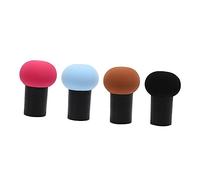 PLAFOPE 4 pièces Lot de Houppettes à Forme de Champignon Coussin Air Cosmétique pour Maquillage Éponge Douce pour Fond de Teint et Réutilisable et Lavable Usage Féminin