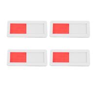 PLAFOPE 4 pièces Plaques de Porte Coulissantes Acrylique Indicateurs Vacant Occupé pour Bureau et Maison Panneaux de Signalisation Intimité Faciles à Installer Design Minimaliste Blanc