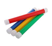 PLAFOPE 4 Pièces Relay Rod Sticks Lightweight Track Running Sticks for School Sports Kindergarten Physical Education