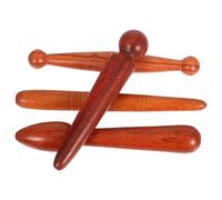 PLAFOPE 4 pièces Set de Bâtonnets de Massage en Matériau Naturel pour Points Acupression Outil Manuel de Réflexologie Plantaire et Soulagement Musculaire Facile à Utiliser pour Thérapie à