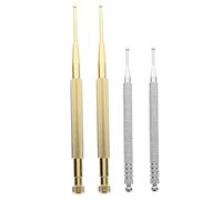 PLAFOPE 4 pièces Stylo de Massage Acupuncture Acier Inoxydable Précise pour Points Auriculaires Outil de Diagnostic et Stimulation Auriculaire et Antidérapant