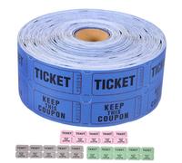 PLAFOPE 400 Pièces Billets de Tirage Au Sort Tickets de pour Événements et Bleu Rose Vert Gris