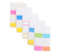 PLAFOPE 400 Pièces Onglets Adhésifs Double Face Colorés Marque-pages pour Annotation Classement de Fichiers et Notes de Lecture pour Étudiants et Bureau