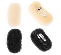 PLAFOPE 4pièces Clips Volume Cheveux Réutilisables Femmes Accessoires Coiffure Chignon Tresse Dispositif Augmentation Naturelle Pinces Légères Mix Couleurs Couleur Couleur Aléatoire