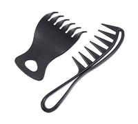 PLAFOPE 4pièces Large Tooth Detangling Comb Set Hairdressing and Styling Tools for Easy Hair Management