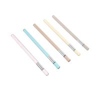 PLAFOPE 5 Pièces Lot de 5 Crayons Éternels Métalliques Transparents sans Encre, Mines Remplaçables, Crayons Réutilisables à Vie pour Dessin, Croquis et Fournitures Scolaires, pour École et