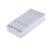 PLAFOPE 5 pièces Règle Pliante avec Verrouillage Double Graduation et Outil de Mesure Portable pour Charpentiers et Bricolage