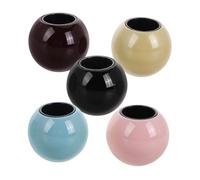 PLAFOPE 5 Pièces Spray Nozzle Caps For Perfume Bottles Small Electroplated Spherical Spray Bottle Tops Portable Aromatherapy Diffuser Caps For Travel And Office Use