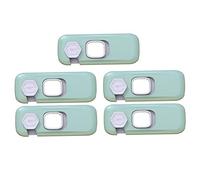 PLAFOPE 5 Pièces Verrous pour Garçon Fille Verrous de Sécurité de Placard Pratiques Simple Anti-pincement pour Portes