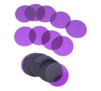 PLAFOPE 50 Pièces Filtres de Correction de Couleur pour Lumières LED en Film Pet Pourpre, Diffusion de Lumière Homogène, Intégration pour Décoration Maison et Théâtre
