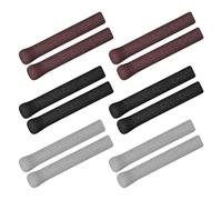 PLAFOPE 6 Paires Lot de 6 Paires d'Embouts de Branches de Lunettes Tricotés Antidérapants 55 MM Protections Souples en Nylon pour Branches de Lunettes de Sport et Hiver Manchons