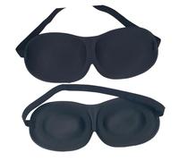 PLAFOPE 6 pièces Masque de Sommeil sans Nez Confortable Masque Occultant Stéréoscopique pour Voyage et Maison Lot de Assorties Noir Bleu Cyan Rose