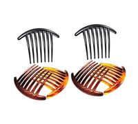 PLAFOPE 6 Pièces Peigne à sept dents pince à cheveux de mariage peigne côté français hair charms hair toppers peigne afro outil de cheveux torsades françaises peignes de coiffure Plastique