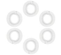 PLAFOPE 6 Pièces Peigne Invisible Coiffage et Confortable en Plastique pour Cheveux Fins Forme Circulaire Ultra-mince, pour Usage Quotidien et Réunions Importantes