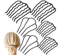 PLAFOPE 6 pièces Peignes Métalliques Latéraux Multifonctions Fourchettes Cheveux Fines pour Femmes et Filles Accessoires Coiffure Confortables et Polyvalents