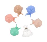 PLAFOPE 6 Pièces Protège-tête de Brosse à Dents Portable avec Clip Compact Couvercles Amusants pour Brosse à Dents Protection Sécurisée pour Voyage et Usage Domestique