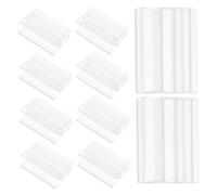 PLAFOPE 60 Pièces Lot de Clips Porte-étiquettes PVC pour Affichage Magasin Clips Polyvalents pour Supports Filaires Adaptés Aux Petits Panneaux et Signalétiques Retail