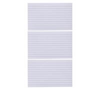 PLAFOPE 600 Fiches Lignées Recto Verso 3X5 Pouces Papier Épais pour Fiches Bristol Lot 3 X 200 Pièces Supports D’Étude et Prise de Notes Scolaires et Professionnelles