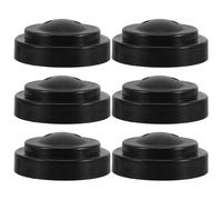 PLAFOPE 6pcs Mini Porte-Drapeau de Table en Plastique Noir, Support Pratique et Stable pour Créer Une Ambiance Festive sur Bureau ou Table