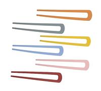 PLAFOPE 6pièces Épingles à Cheveux u Shaped Colorées Accessoires De Coiffure Élégants Et Pour Événements Et Tenues