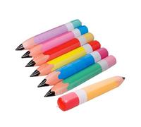 PLAFOPE 7 Pièces Crayon Gonflable Accessoire De Crayons Géants Géants Décor L'école Ballons Maternelle Décor Au Pvc