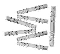PLAFOPE 7 pièces Mécanismes de Reliure Anneaux Accessoires DIY pour Classeurs Cahiers Spirale Robustes et Antirouille Compatibles Organiseurs et