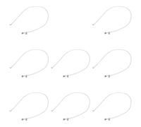 PLAFOPE 8 Pièces de Rechange pour Hydropulseur Oral Compatibles, Tuyaux en Plastique Résistants à L'usure pour Irrigateur Buccal, pour Voyages et Déplacements