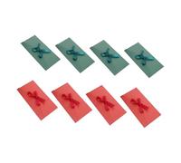 PLAFOPE 8 pièces Enveloppes Vintage Épaisses Papeterie avec Nœud Lot de et Vert Foncé pour Invitations et Cartes