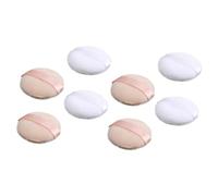 PLAFOPE 8 pièces Houppettes Maquillage Rondes Douce Texture Compactes et Pratiques Usage Sec Teinte Peau et Blanc Lot pour